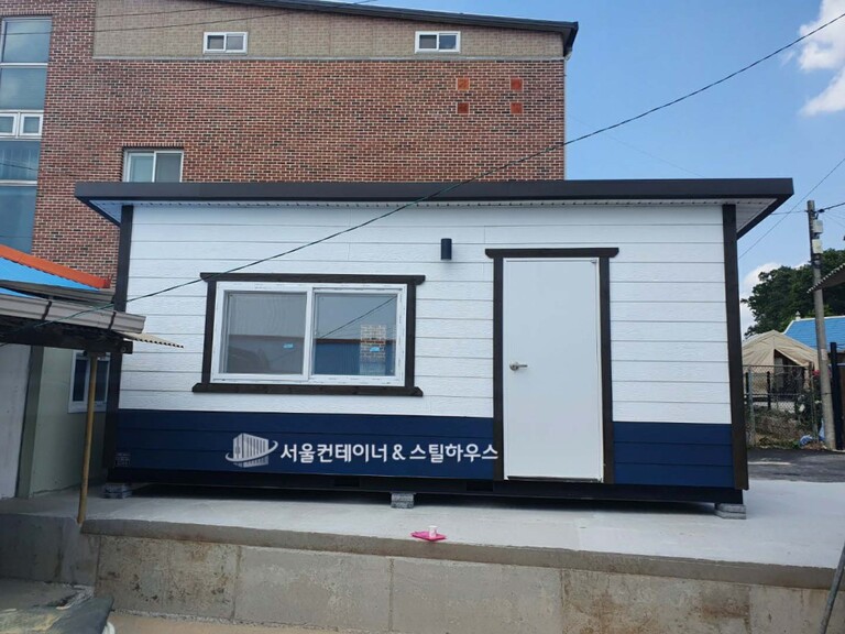 여주 가남 은봉리 주택 옆 보조 이동식 주택, 농막주택, 서울컨테이너&스틸하우스