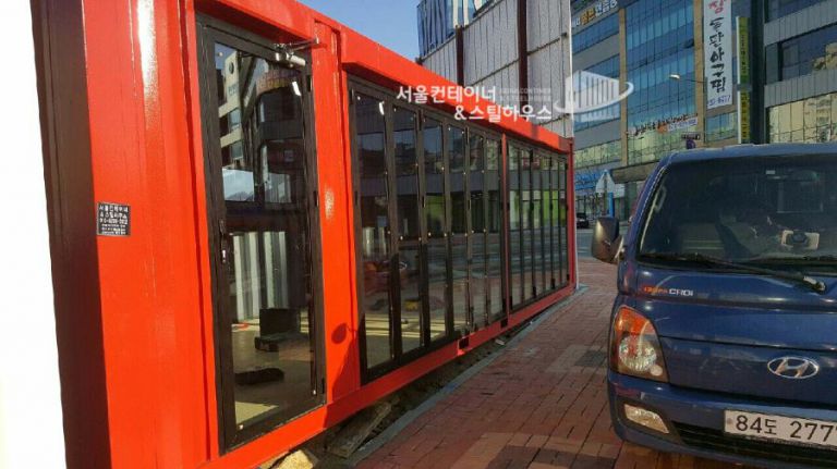   전주 대방디엠씨티 아파트 현장 3m*9m 행사용 컨테이너 출고