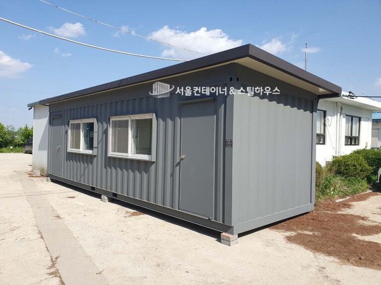 이천 부발 식물보호연구소 사무실 컨테이너, 지붕있는컨테이너 출고