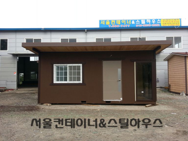  3m*6m 시멘트보드마감 방가로