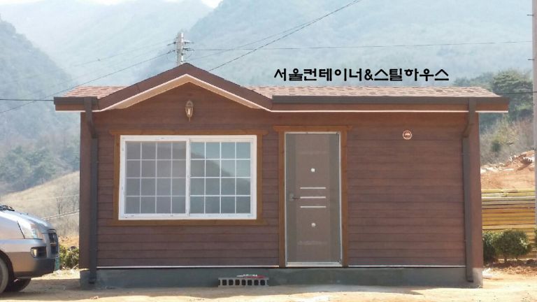  단양, 3m6m 싸이딩판넬주택