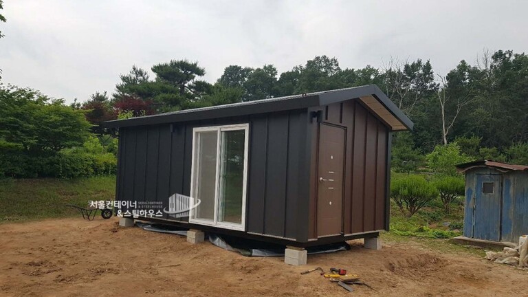 이천시 대월면으로 출고된 이동식주택, 소형 스틸하우스