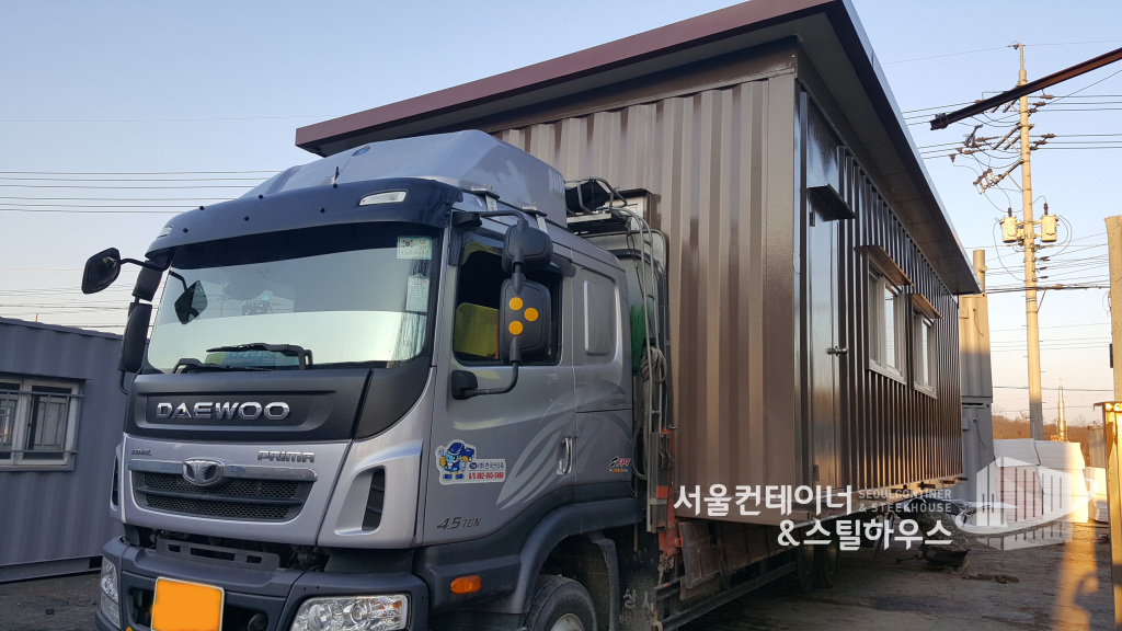  여주, 이천 컨테이너 주문제작, 4m*10m*3m 광폭 및 하이큐빅 컨테이너