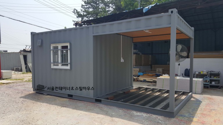   창고겸 원두막 컨테이너 제작