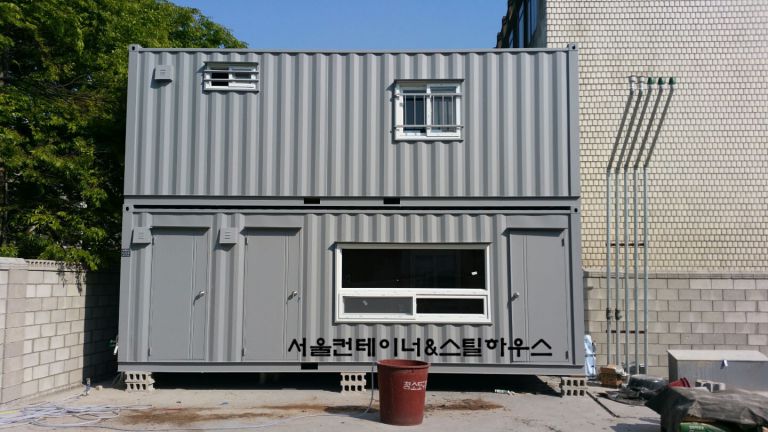   서울 PSNE, 3m7.2m컨테이너및 계단, 화장실및 샤워실 시공
