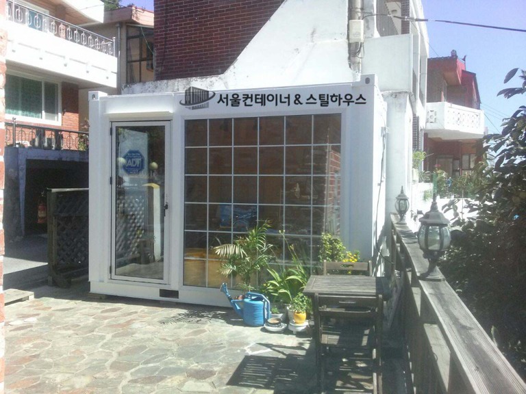   강릉  컨테이너 카페,  로스팅 작업실 주문제작