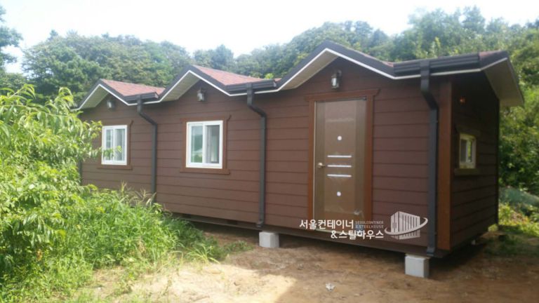  이천 3m*9m 씨멘트싸이딩 이동식주택 출고
