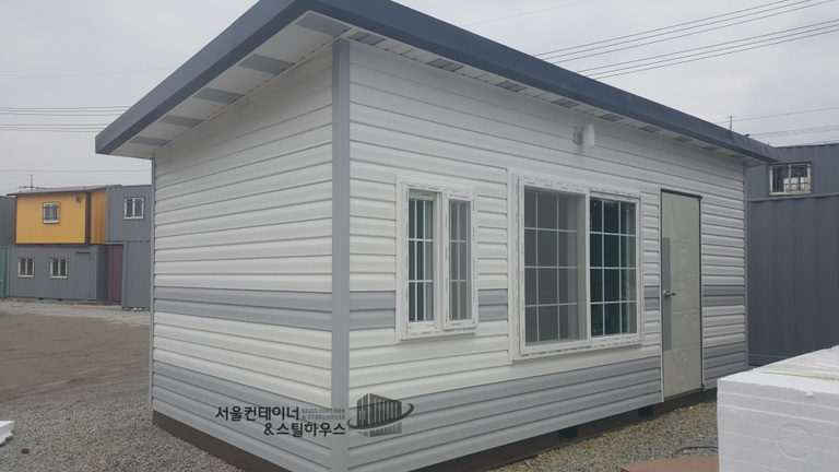  이동식주택, 씽크대 화장실 시공