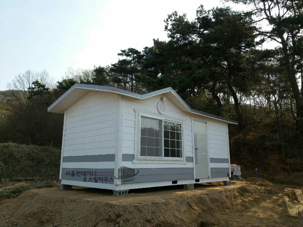  수원 이동식주택, 3m*6m  씨멘트싸이딩 외장 이동식주택 제작