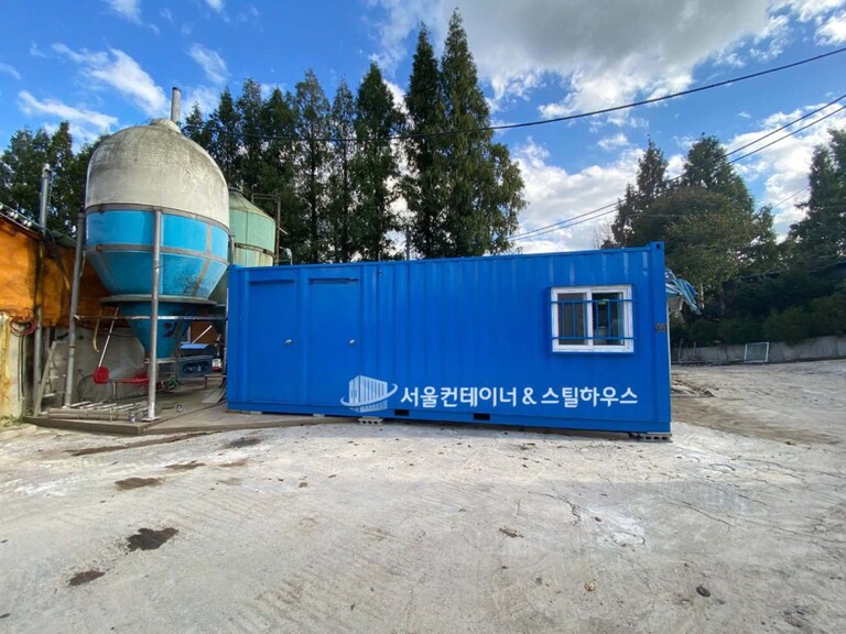 여주 농장 컨테이너 제작 _ 방역실, 샤워실 컨테이너 주문제작