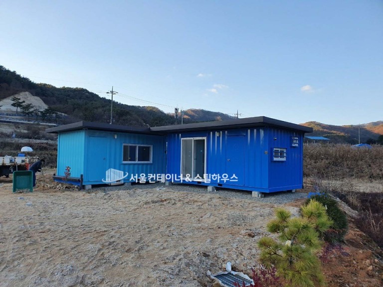 양평 주택용 컨테이너 출고 및 지붕 출장 제작