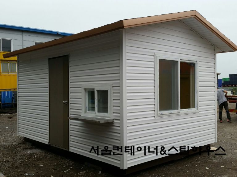  3.2m*4.55m 문막 한국유니온제약 경비실 내외부