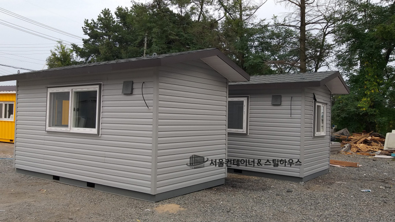  충남 보령 1부두, 2부두 초소로 출고된 소형 이동식주택을 소개합니다.
