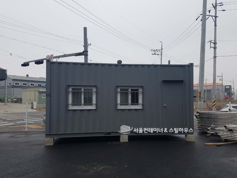  허가용 컨테이너 제작, 컨테이너주택 제작 전문 서울컨테이너 (3m높이, 내부 단열보강,  기본형제품)