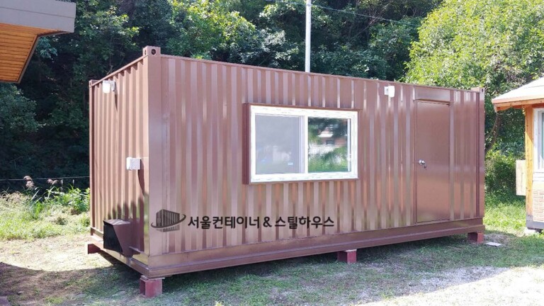 컨테이너 황토방, 실내를 더 고급스럽게 꾸며봤어요. 이 곳은 여주 컨테이너 황토방 서울컨테이너입니다.