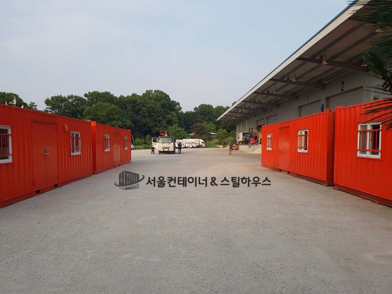  여주, 공장에 창고용도로 제작된 연동형 컨테이너 출고