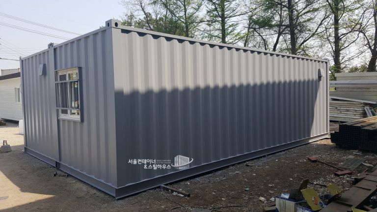   이천 OB맥주 2.5m8m 2연동형 컨테이너출고