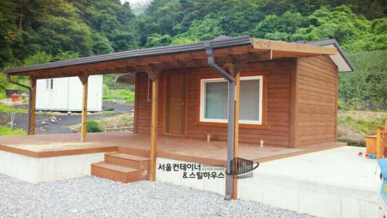  단양, 3.3m*6m 싸이딩 방가로 파고라넥산 출장시공