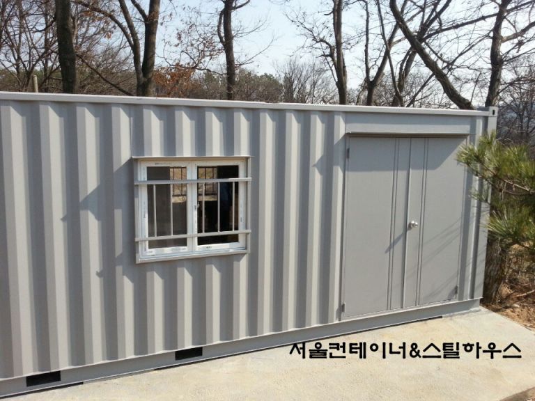   출장제작 4m9m컨테이너, 그라스울시공
