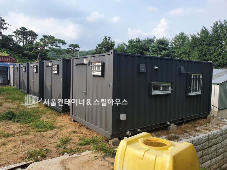 안성 소독실 컨테이너 및 기숙사 컨테이너 출고